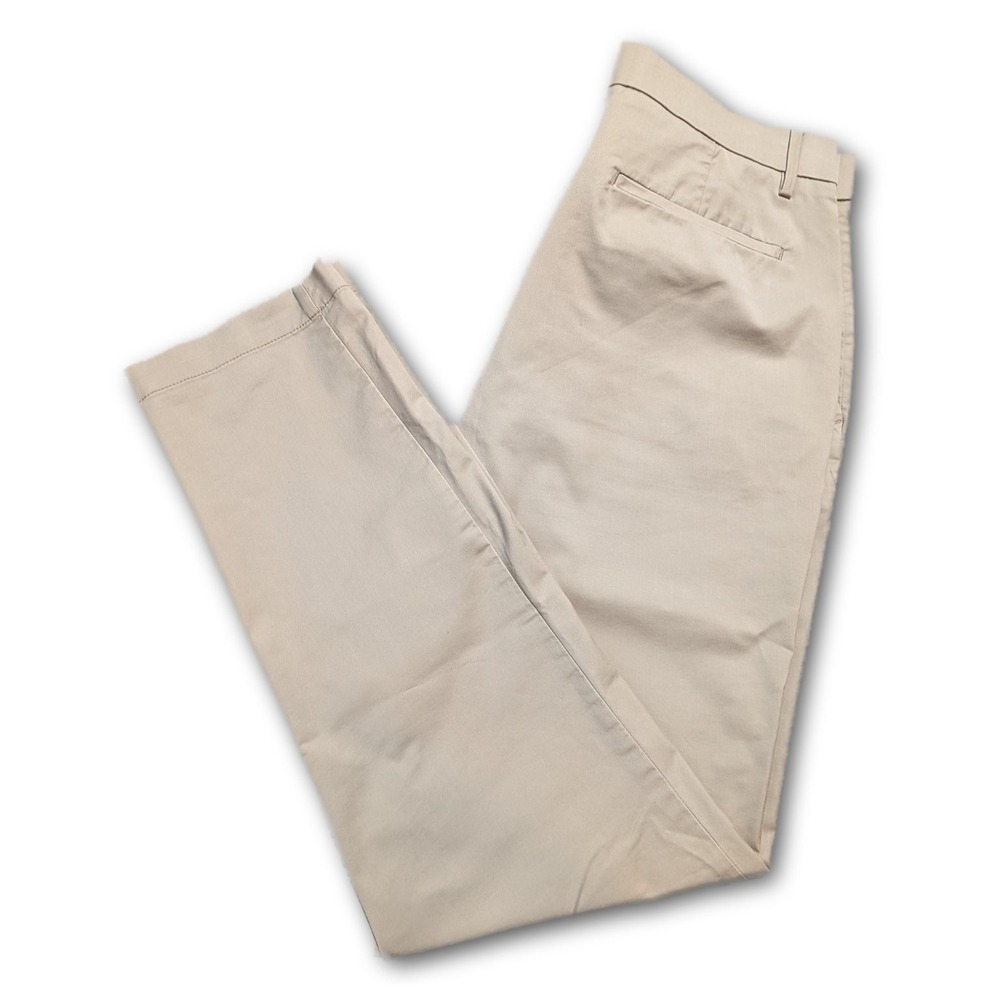 Banana Republic Mens Pants Khaki 34x32 Slim Fit Chino Stretch Cotton Blend